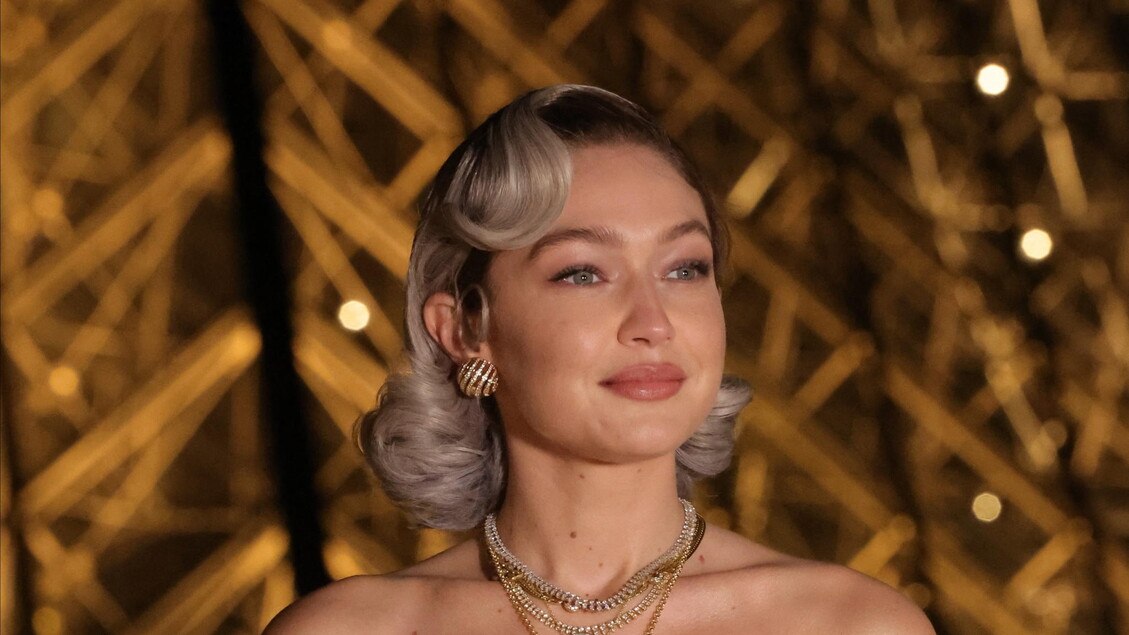 Paris Louvre Museum hosts its first-ever fashion gala - US model Gigi Hadid