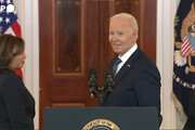 Cessate il fuoco a Gaza, 'Il merito va a lei o a Trump?'. Biden: 'E' uno scherzo?'