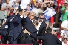 Donald Trump al comizio a Butler