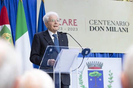 ++ Mattarella, 'I care' di don Milani contro l'indifferenza ++ © ANSA