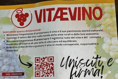 Vitaevino, al via campagna per consumo responsabile