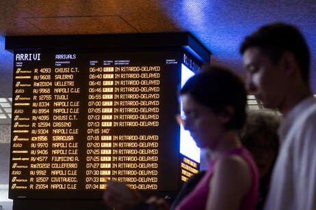 La Stazione Termini durante il guasto