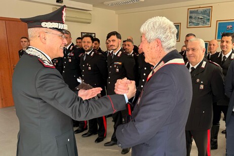 l generale di Divisione Canio Giuseppe La Gala, comandante della Legione Carabinieri "Campania"