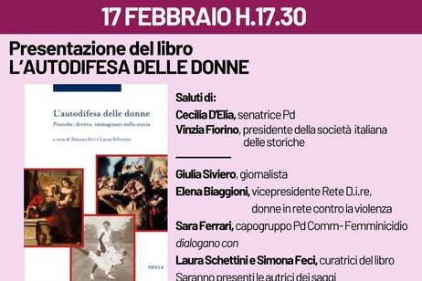 La locandina della presentazione del libro