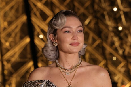 Paris Louvre Museum hosts its first-ever fashion gala - US model Gigi Hadid