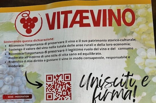 Vitaevino, al via campagna per consumo responsabile