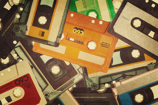 Musicassette vintage foto iStock.