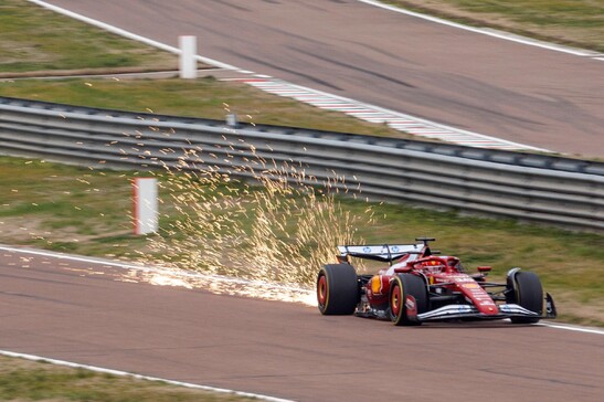 F1: la nuova SF25 in pista a Fiorano, primi giri con Leclerc