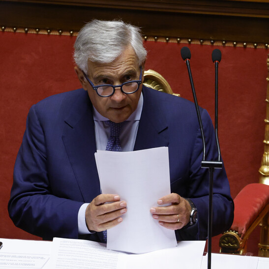 Tajani al Senato