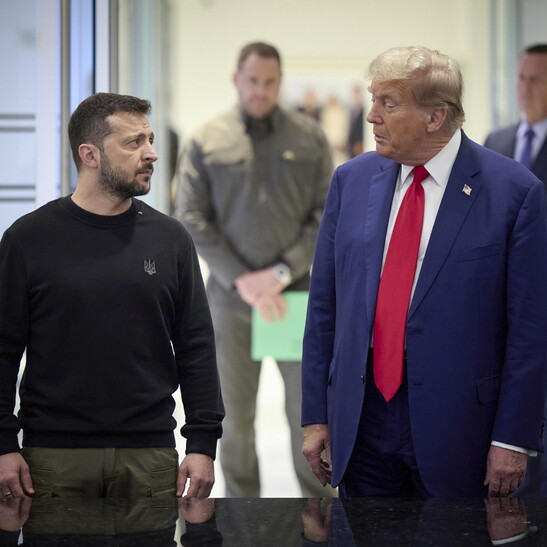 Zelensky e Trump in una immagine di archivio