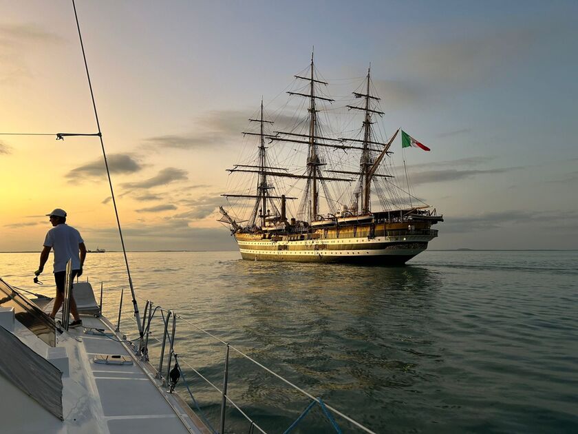 Amerigo Vespucci arriva a Darwin, 24/ma tappa del Tour mondiale