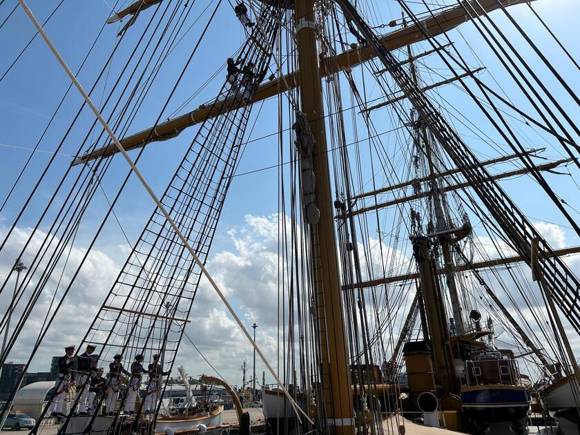 Amerigo Vespucci arriva a Darwin, 24/ma tappa del Tour mondiale