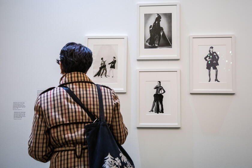 Yves Saint Laurent exhibition in Paris © ANSA/EPA