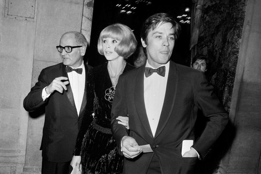 Alain Delon, Mireille Darc e Georges Cravenne