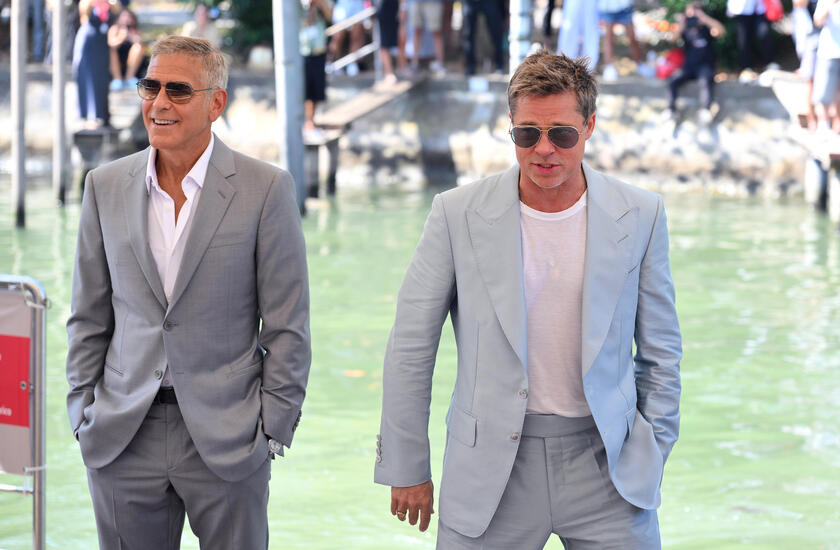 Brad Pitt e George Clooney