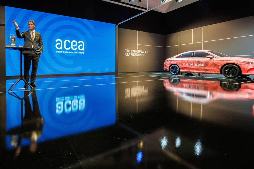 President of ACEA Ola Kallenius holds press conference