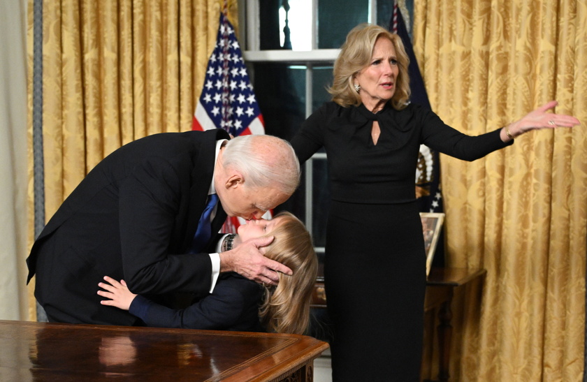 US President Biden delivers his farewell address to the nation from the Oval Office