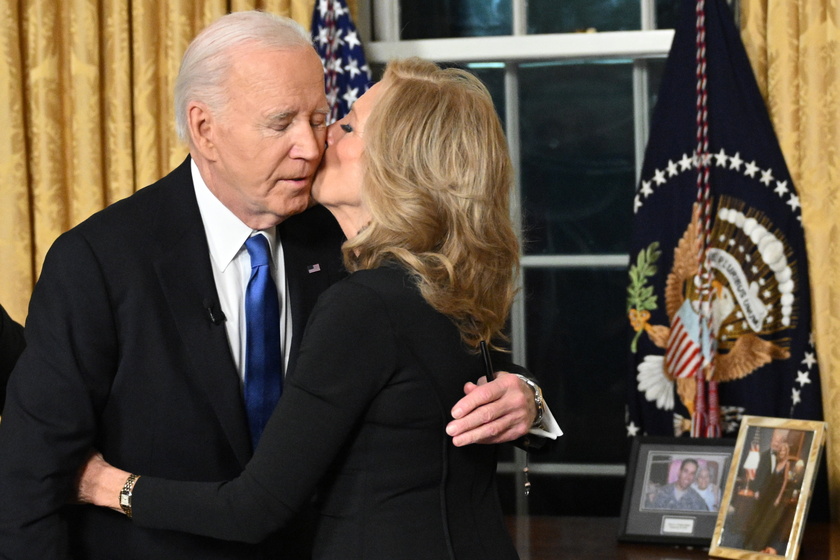 US President Biden delivers his farewell address to the nation from the Oval Office