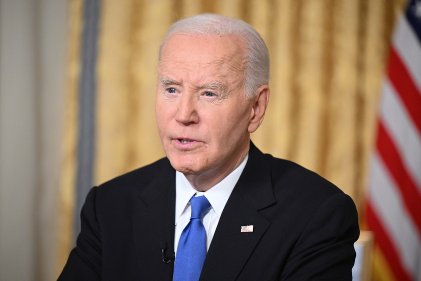 US President Biden delivers his farewell address to the nation from the Oval Office