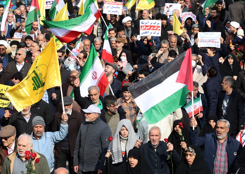 Pro-Palestinian rally in Tehran following ceasefire deal between Israel and Hamas 