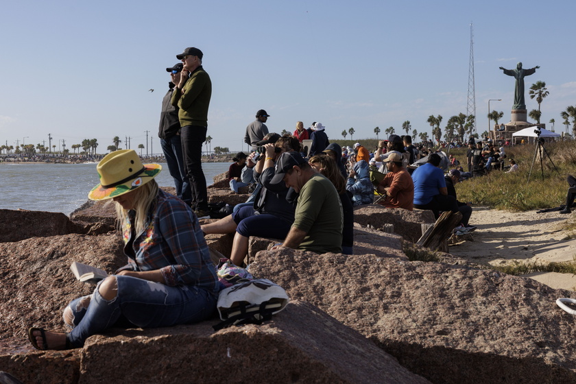 SpaceX Launch of Starship rocket in Texas