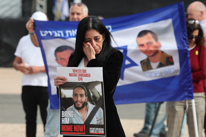 Families of Israeli hostages held in Gaza react to Israel-Hamas ceasefire deal