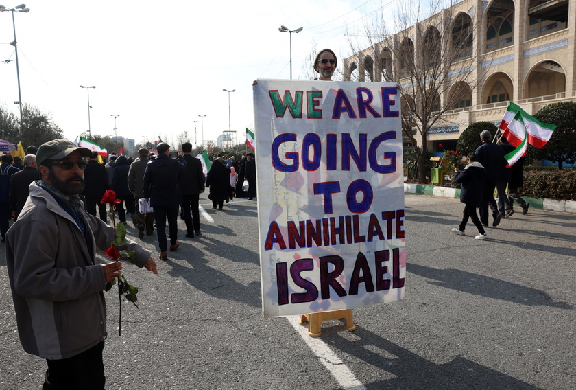 Pro-Palestinian rally in Tehran following ceasefire deal between Israel and Hamas 