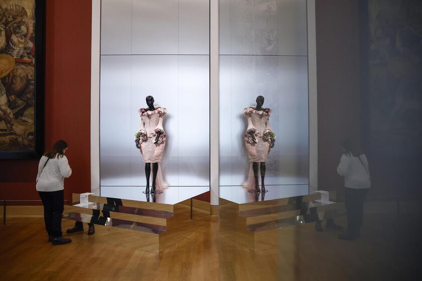 Louvre inaugurates fashion exhibition 'Louvre Couture' in Paris