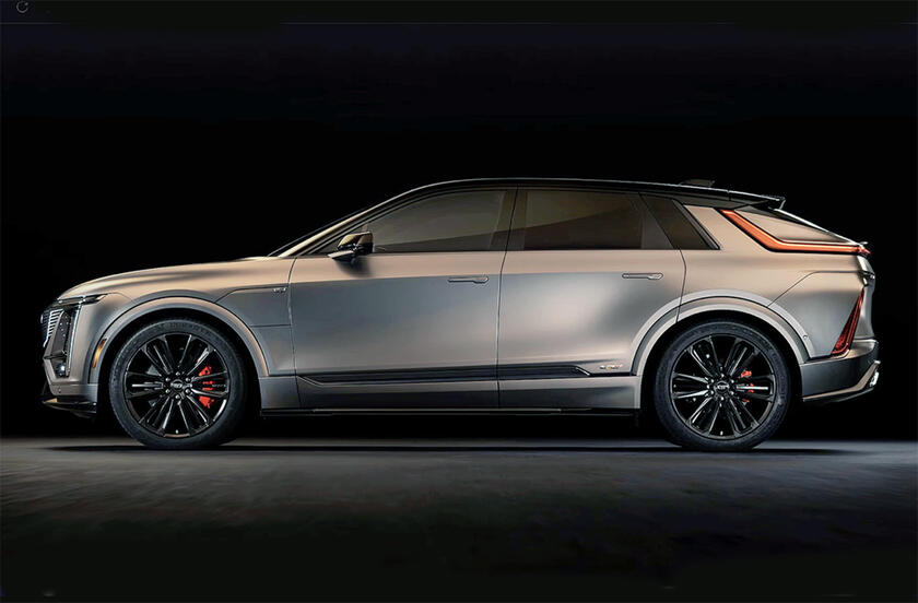 Cadillac Lyriq-V, suv elettrico alte prestazioni