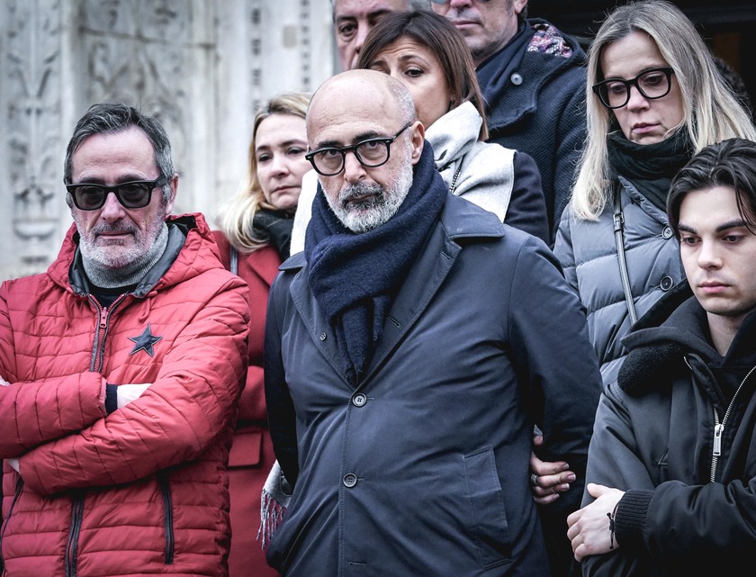 Torino, funerali del critico d'arte Luca Beatrice