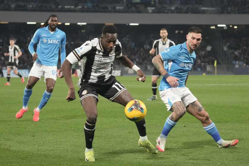 Italy soccer: Serie A , SSC Napoli vs Udinese Calcio