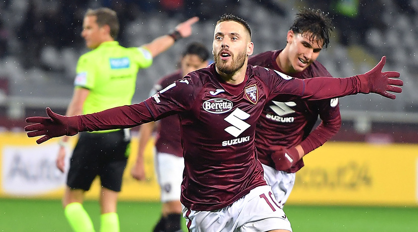 Serie A soccer match Torino vs Empoli