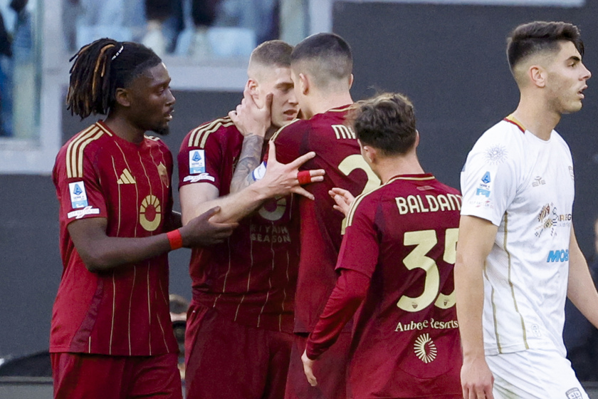 Serie A soccer match - AS Roma vs Cagliari