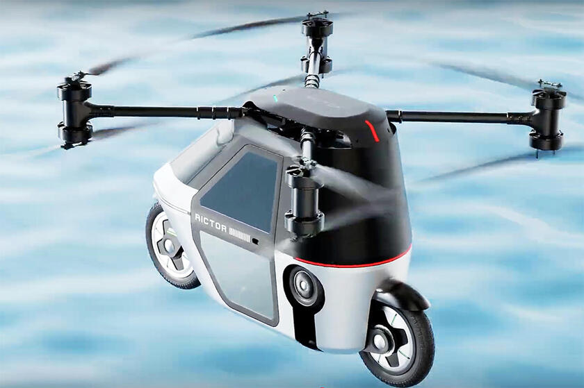 Al via test in volo per Skyrider X1, la prima motocicletta-drone