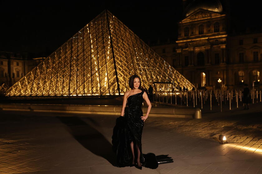 Paris Louvre Museum hosts its first-ever fashion gala - Malaysian actress Michelle Yeoh