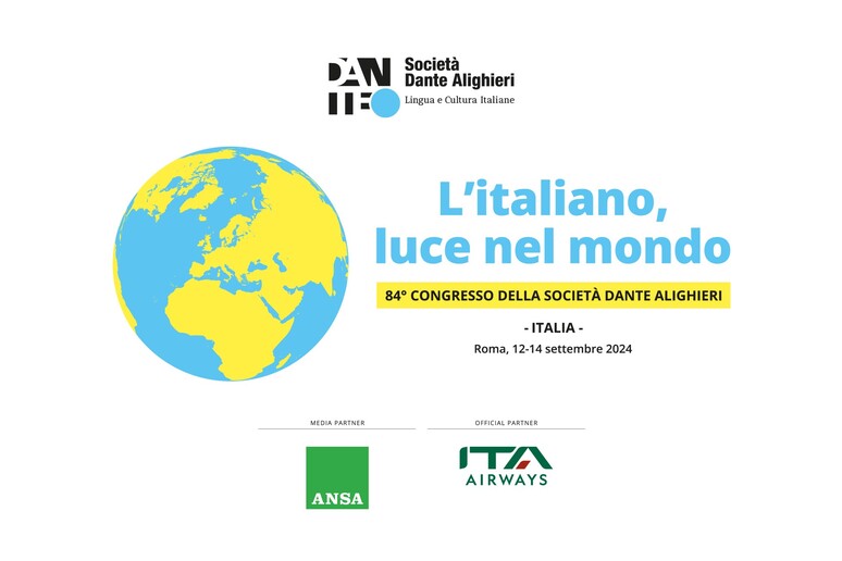 La Dante a congresso a Roma,  'italiano luce nel mondo ' - RIPRODUZIONE RISERVATA