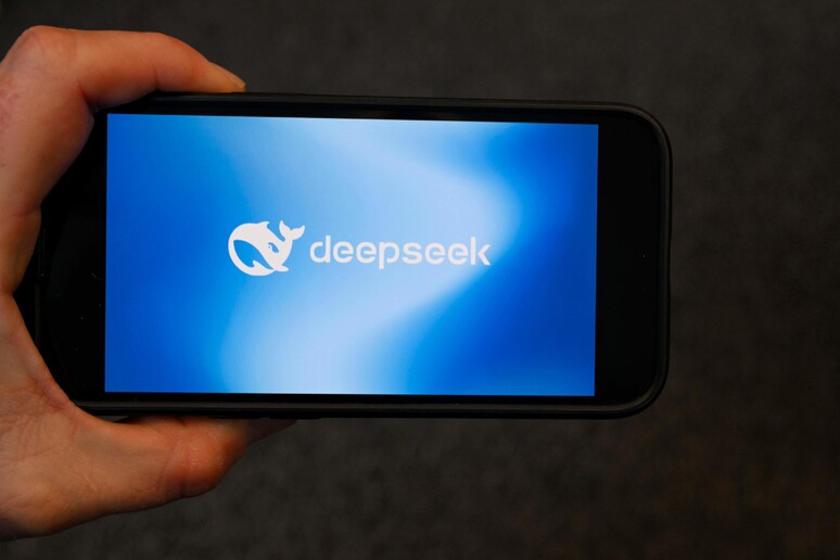 L 'app DeepSeek © ANSA/AFP